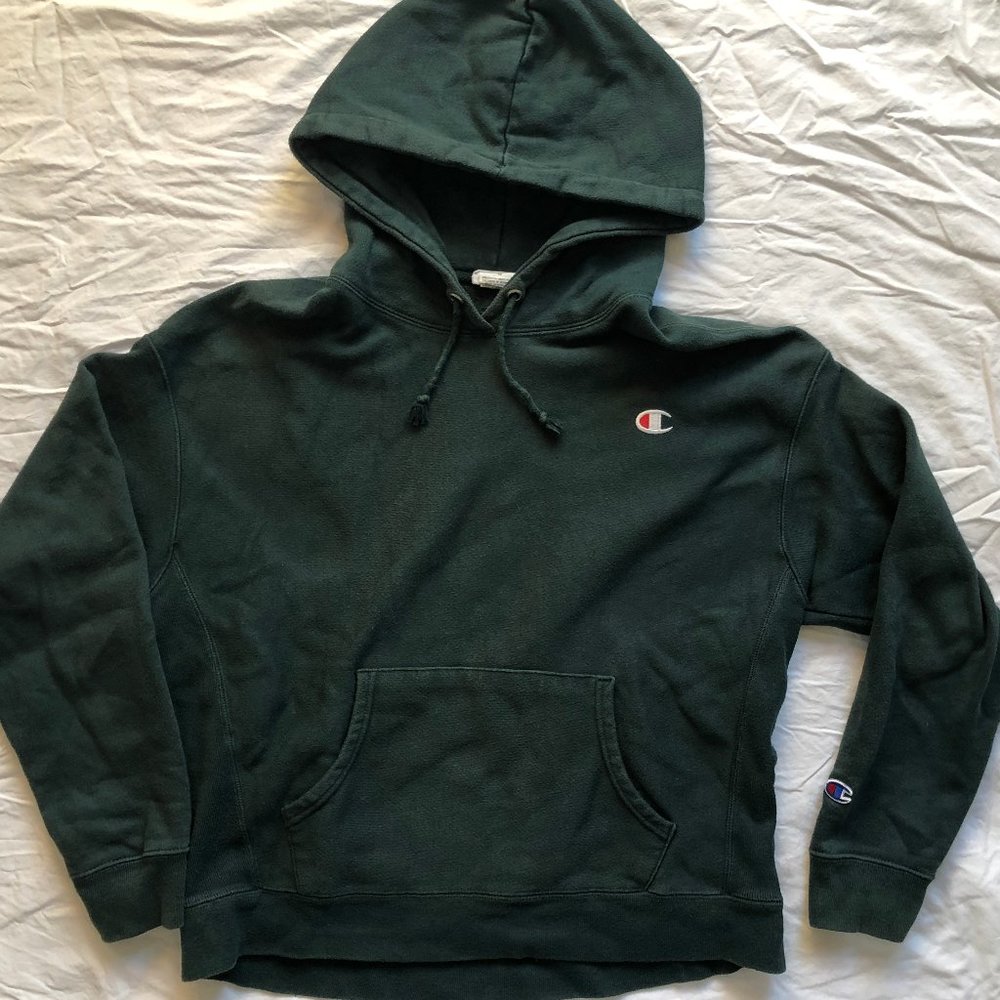 Champion Reverse Weave Hoodie Forest Green